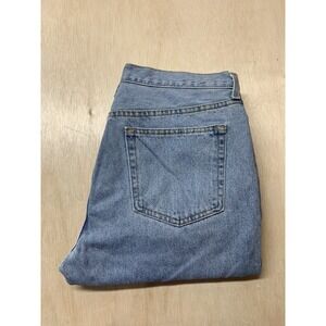 George‎ Regular Fit Straight Leg Men's Size 34x32 Approx 36x32 Blue Denim Jeans